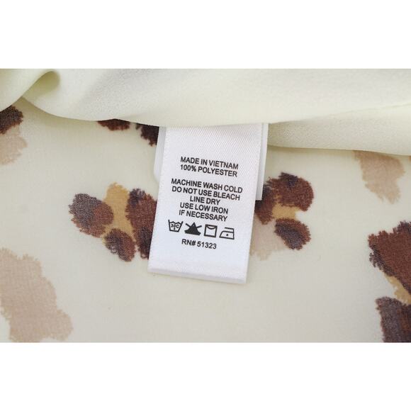 NWT 1 State floating leopard layered skirt womens medium boho chic cottagecore - Picture 7 of 10